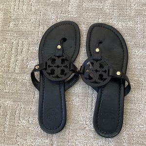 Tory Burch black Miller Sandal